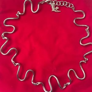 Gorgeous Cecile & Jeanne Paris Silvertone Necklace